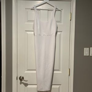 Leith Exposed Back Body-Con MIDI Dress